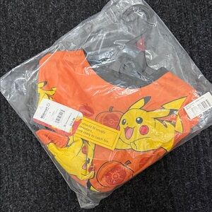 Pokemon Orange Halloween Pikachu Kids Pajama Set